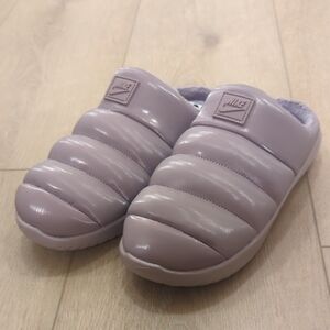 Nike Kids Lavender Slip-On Slippers